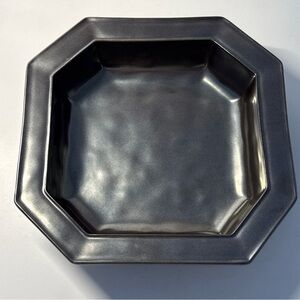 Juliska Pewter Stoneware Octagon Baking Serving Dish Bowl